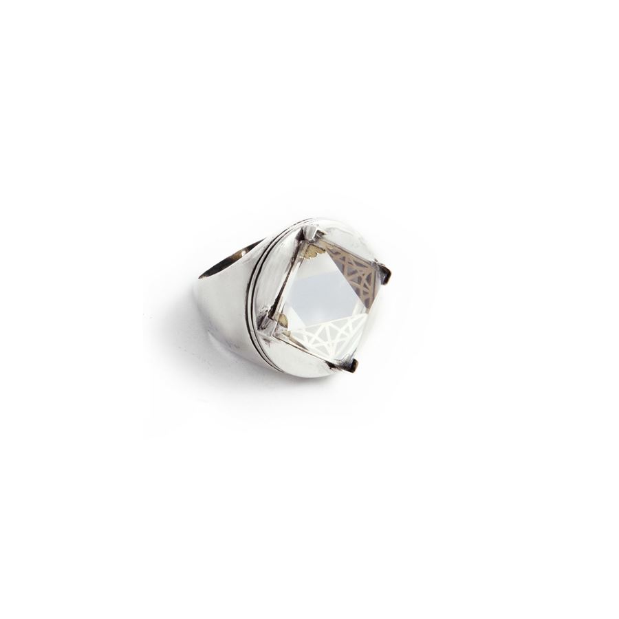 Silver 'Entropia' ring ENTROPIA | AN SIGILLO LASERARG